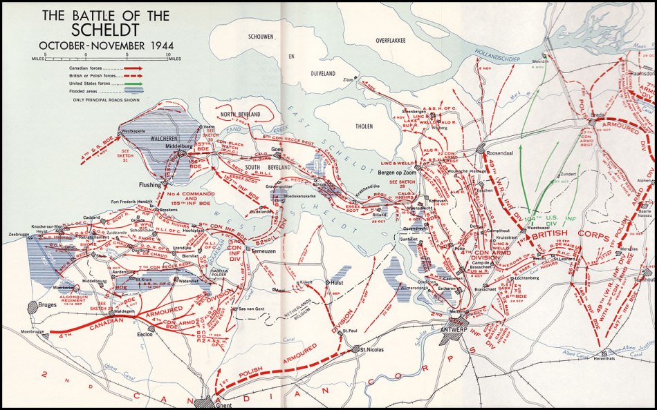canadian-battlefield-tours-battle-of-the-scheldt-map